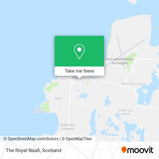 The Royal Naafi map