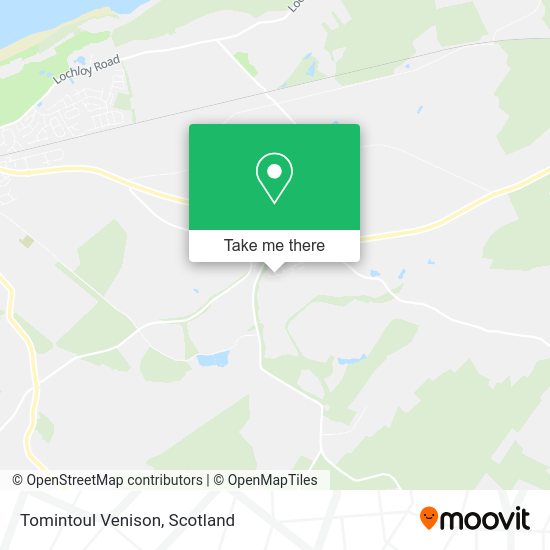 Tomintoul Venison map
