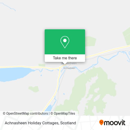 Achnasheen Holiday Cottages map