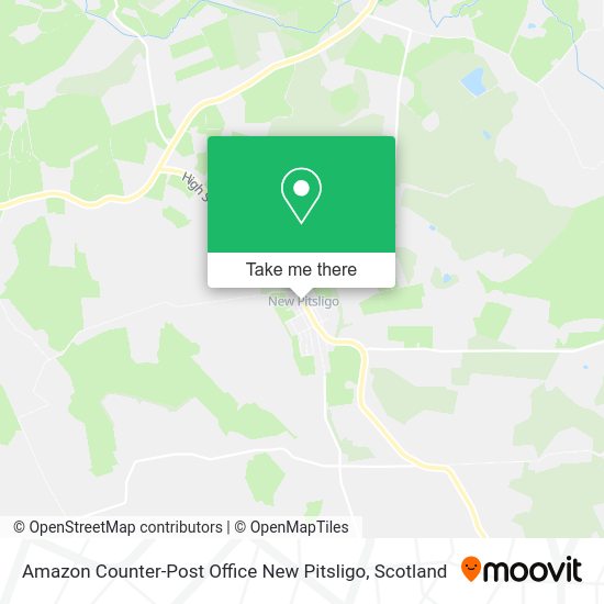 Amazon Counter-Post Office New Pitsligo map