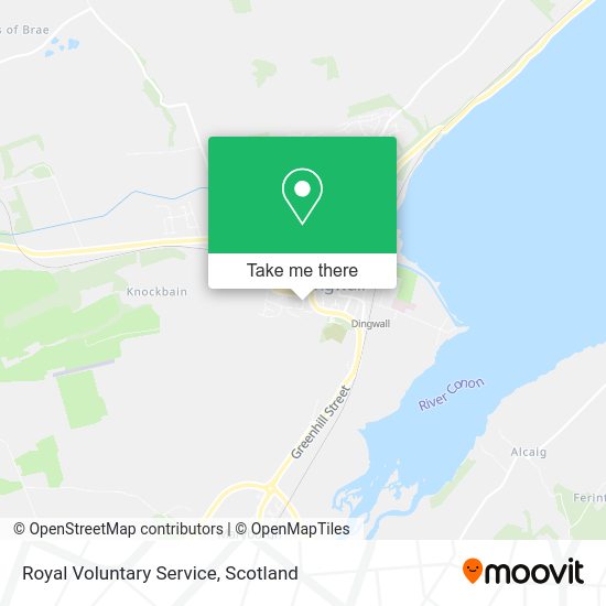 Royal Voluntary Service map