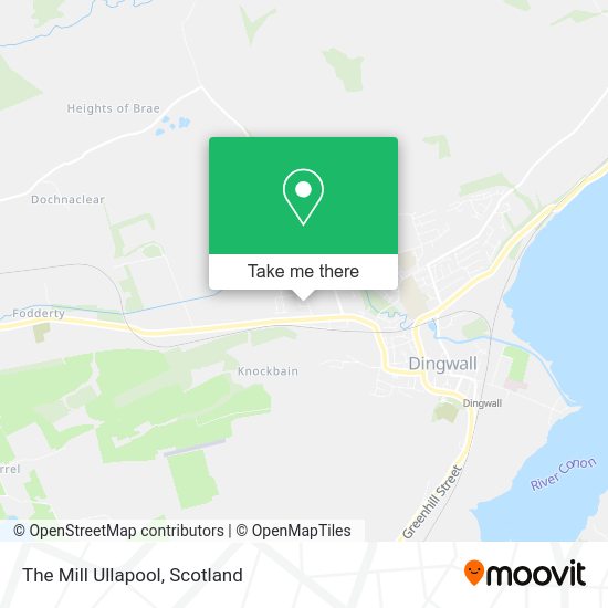 The Mill Ullapool map