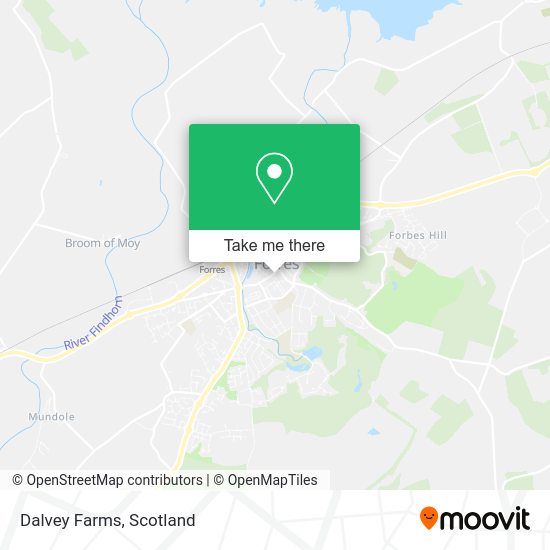 Dalvey Farms map