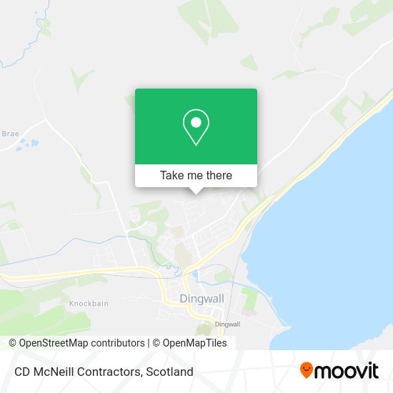 CD McNeill Contractors map