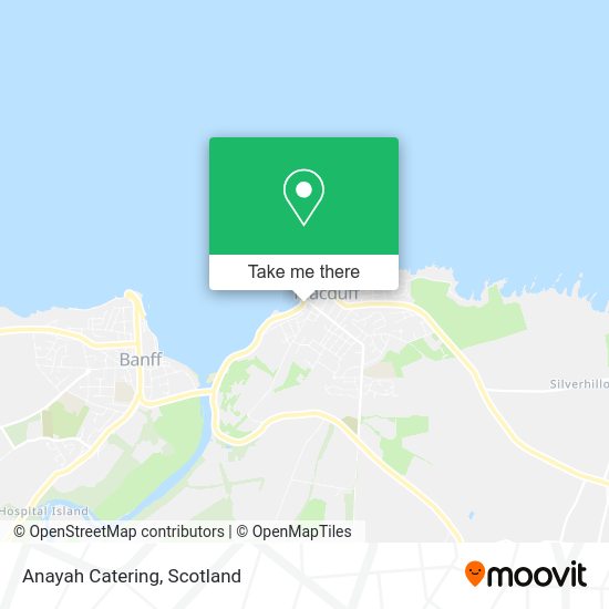 Anayah Catering map
