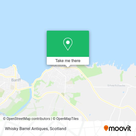 Whisky Barrel Antiques map