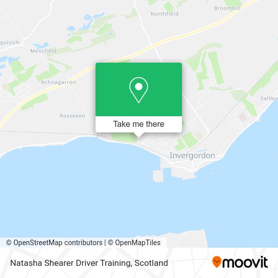 Natasha Shearer Driver Training map