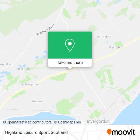 Highland Leisure Sport map