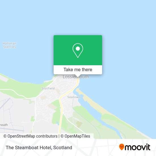 The Steamboat Hotel map