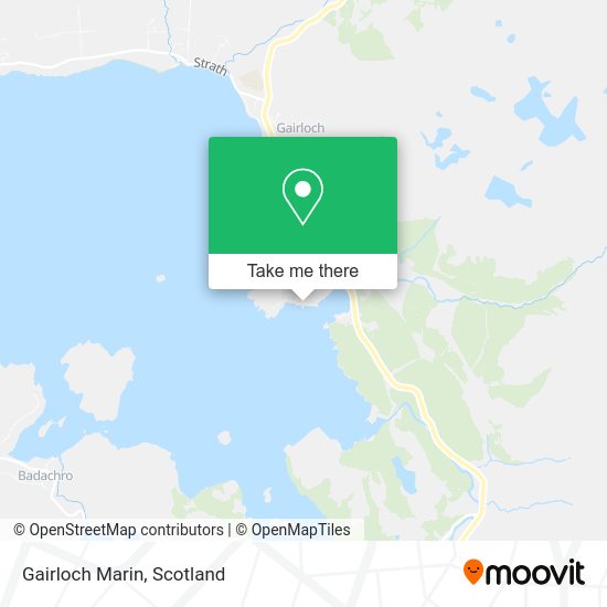 Gairloch Marin map