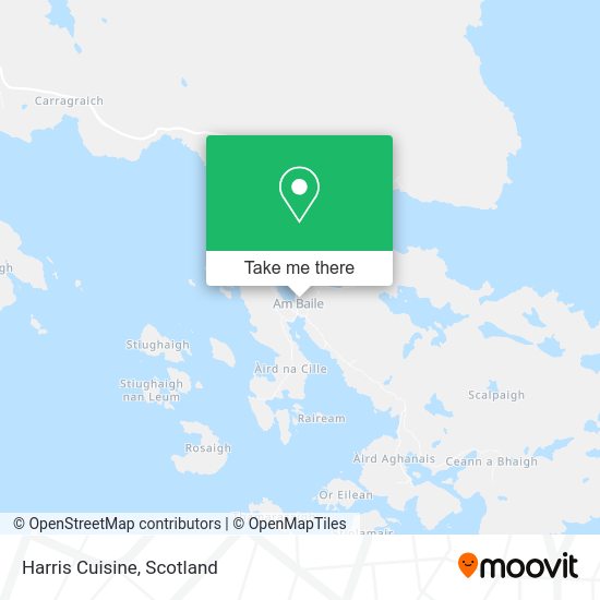 Harris Cuisine map