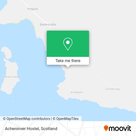 Acheninver Hostel map