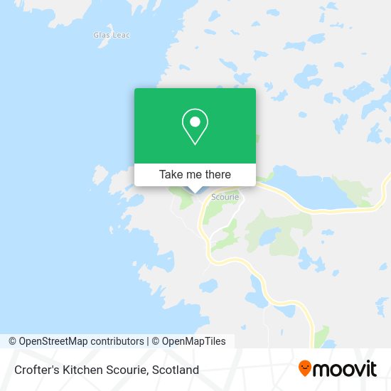 Crofter's Kitchen Scourie map