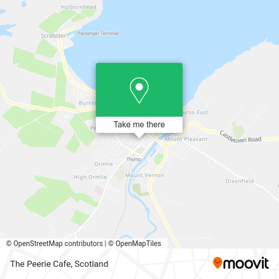 The Peerie Cafe map