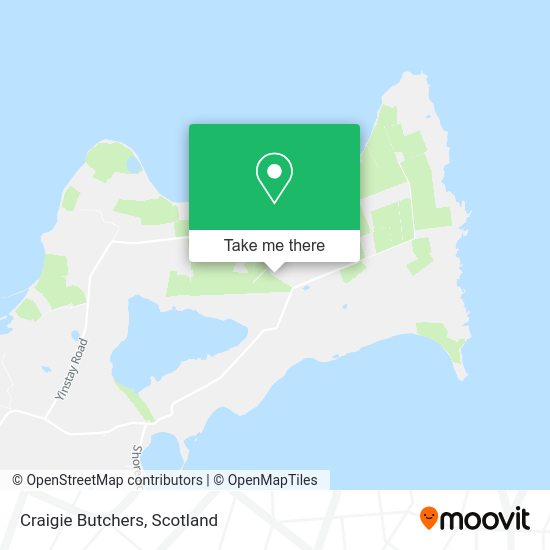Craigie Butchers map