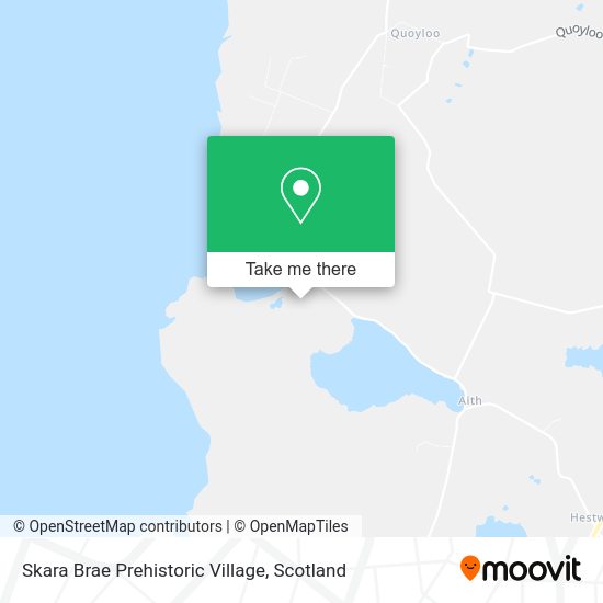 Skara Brae Prehistoric Village map
