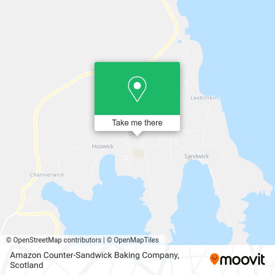 Amazon Counter-Sandwick Baking Company map
