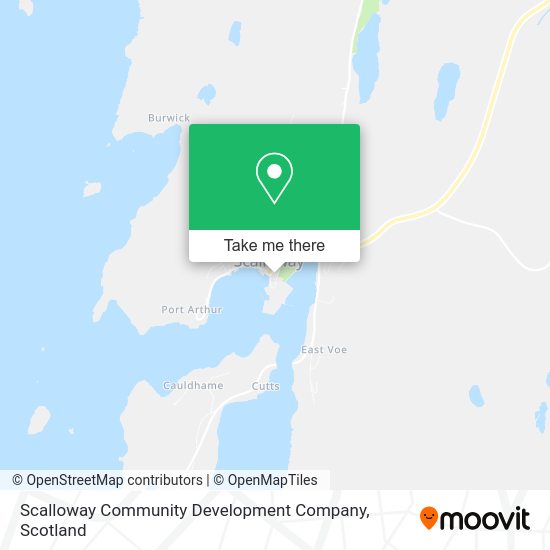 Scalloway Community Development Company map