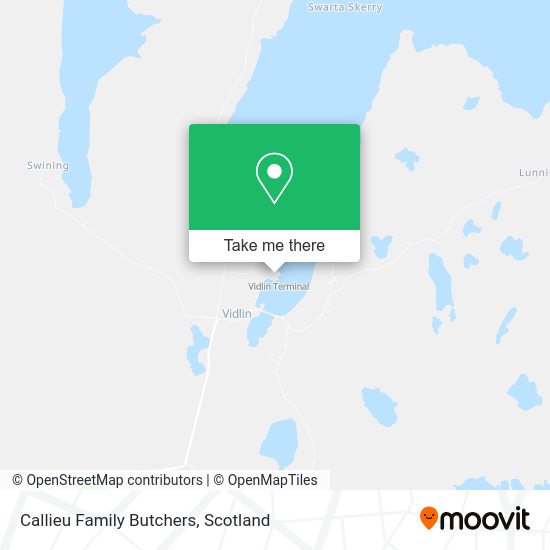 Callieu Family Butchers map