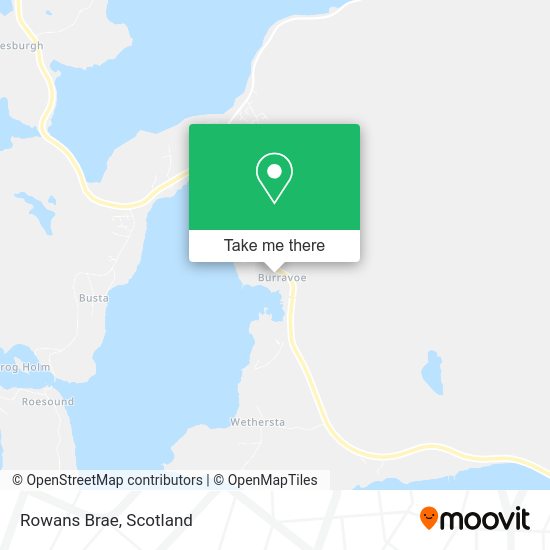 Rowans Brae map