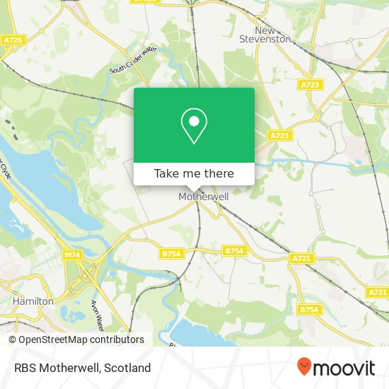 RBS Motherwell map