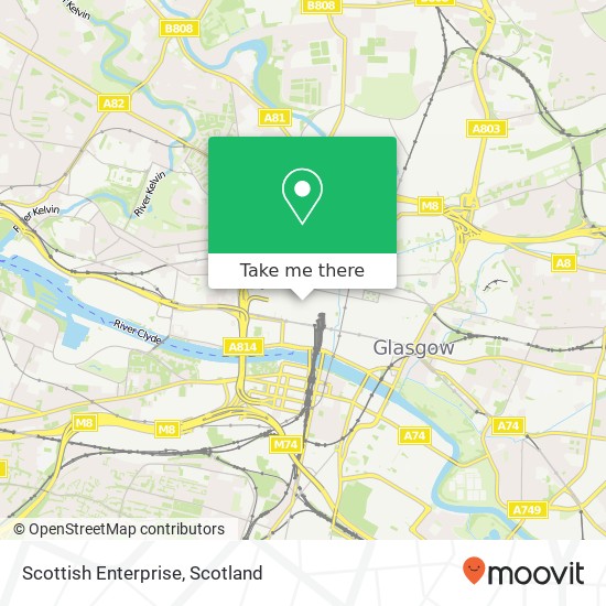 Scottish Enterprise map