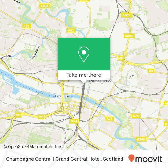 Champagne Central | Grand Central Hotel map