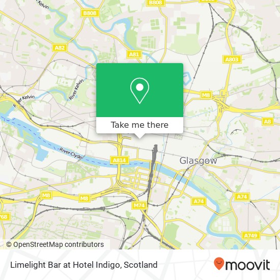 Limelight Bar at Hotel Indigo map