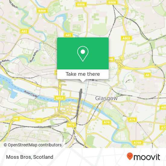 Moss Bros map