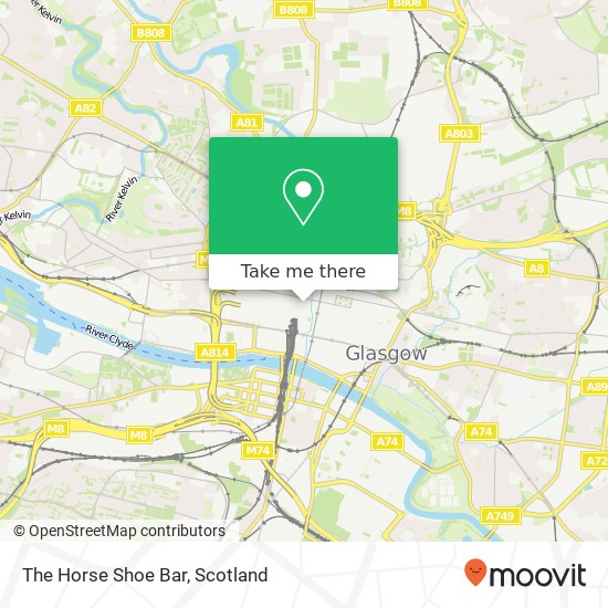The Horse Shoe Bar map