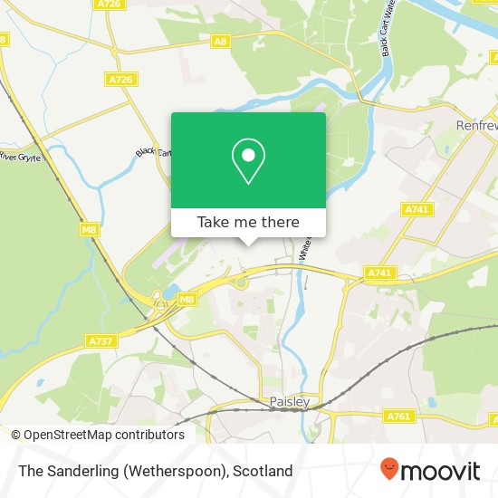 The Sanderling (Wetherspoon) map