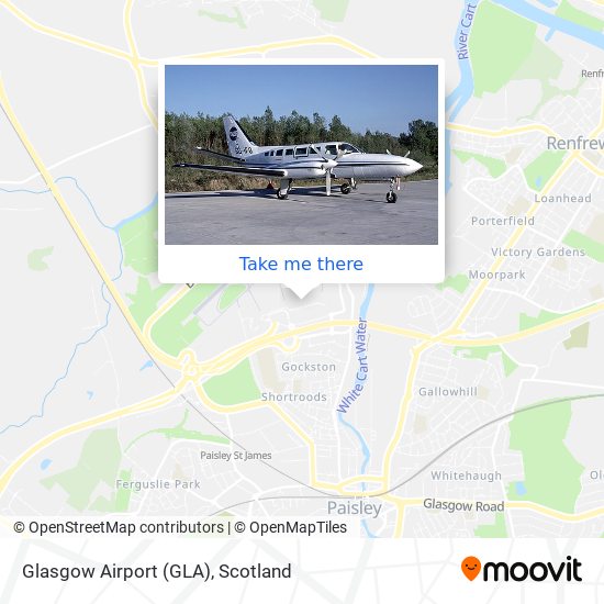 Glasgow Airport (GLA) map