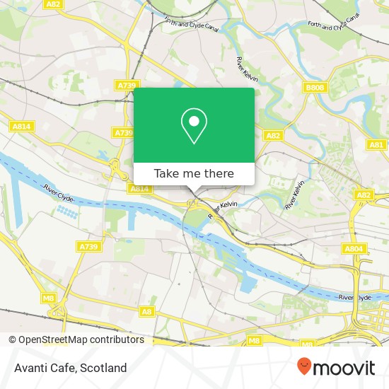 Avanti Cafe map