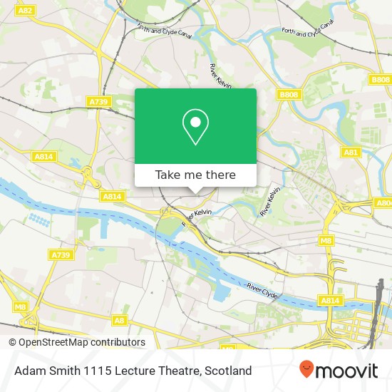 Adam Smith 1115 Lecture Theatre map