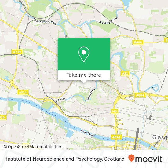 Institute of Neuroscience and Psychology map
