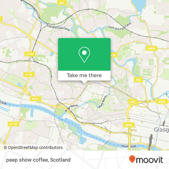 peep show coffee map