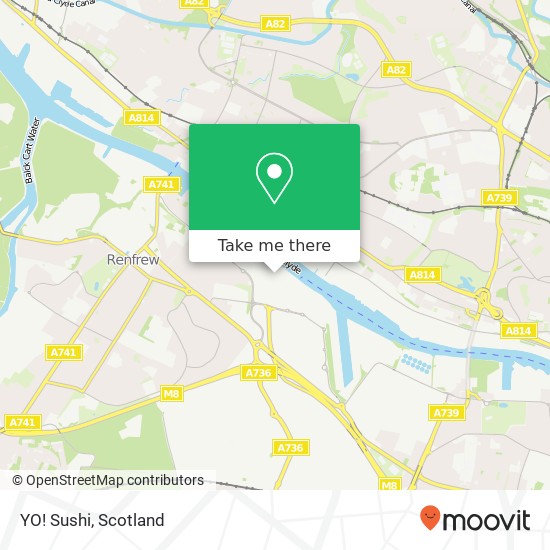 YO! Sushi map