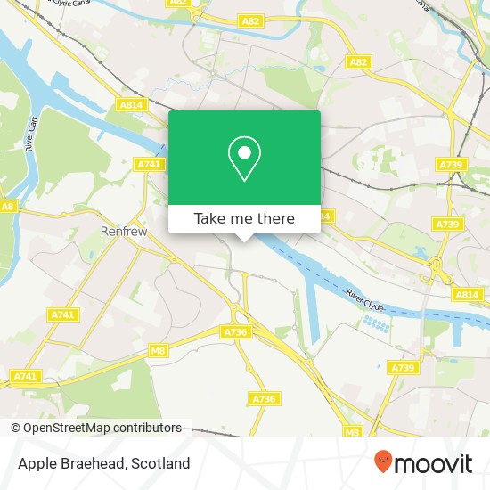 Apple Braehead map