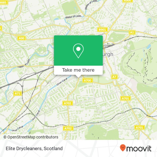 Elite Drycleaners map