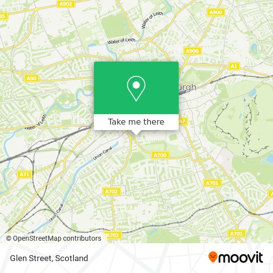 Glen Street map