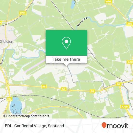 EDI - Car Rental Village map