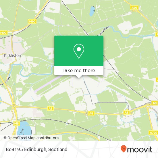 Be8195 Edinburgh map