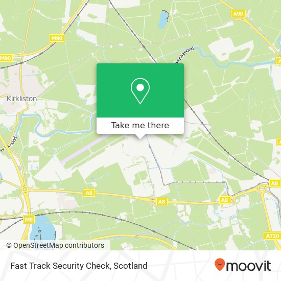 Fast Track Security Check map