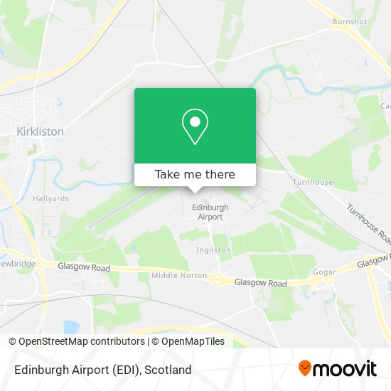 Edinburgh Airport (EDI) map