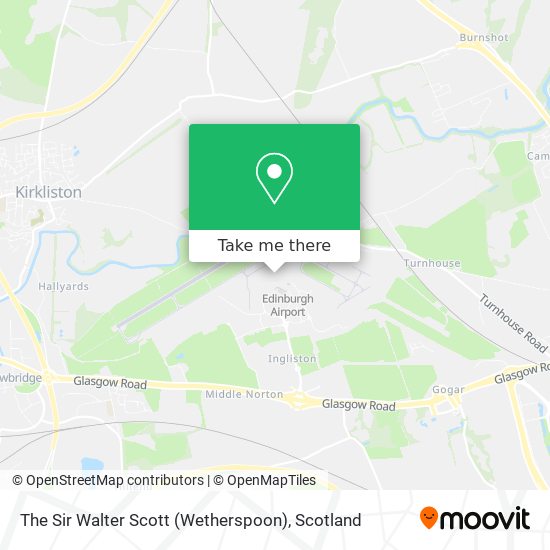 The Sir Walter Scott (Wetherspoon) map
