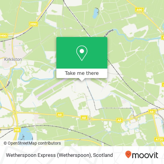 Wetherspoon Express map