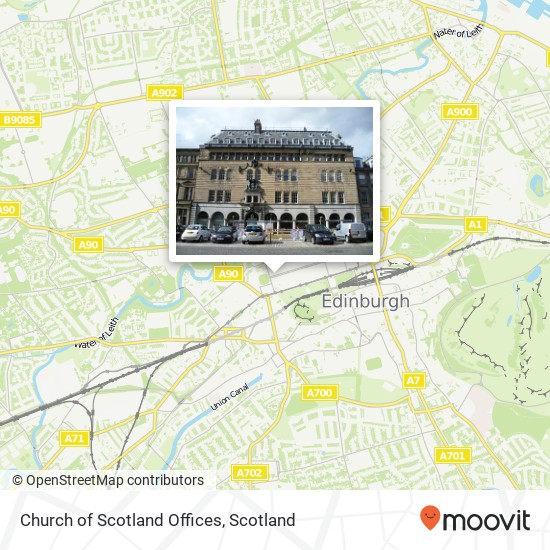 Church of Scotland Offices map