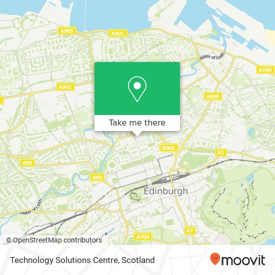 Technology Solutions Centre map