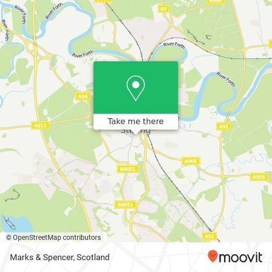 Marks & Spencer map