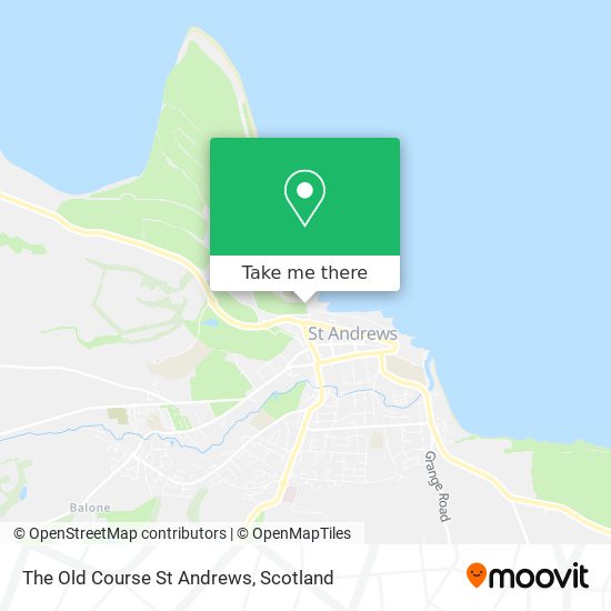 The Old Course St Andrews map